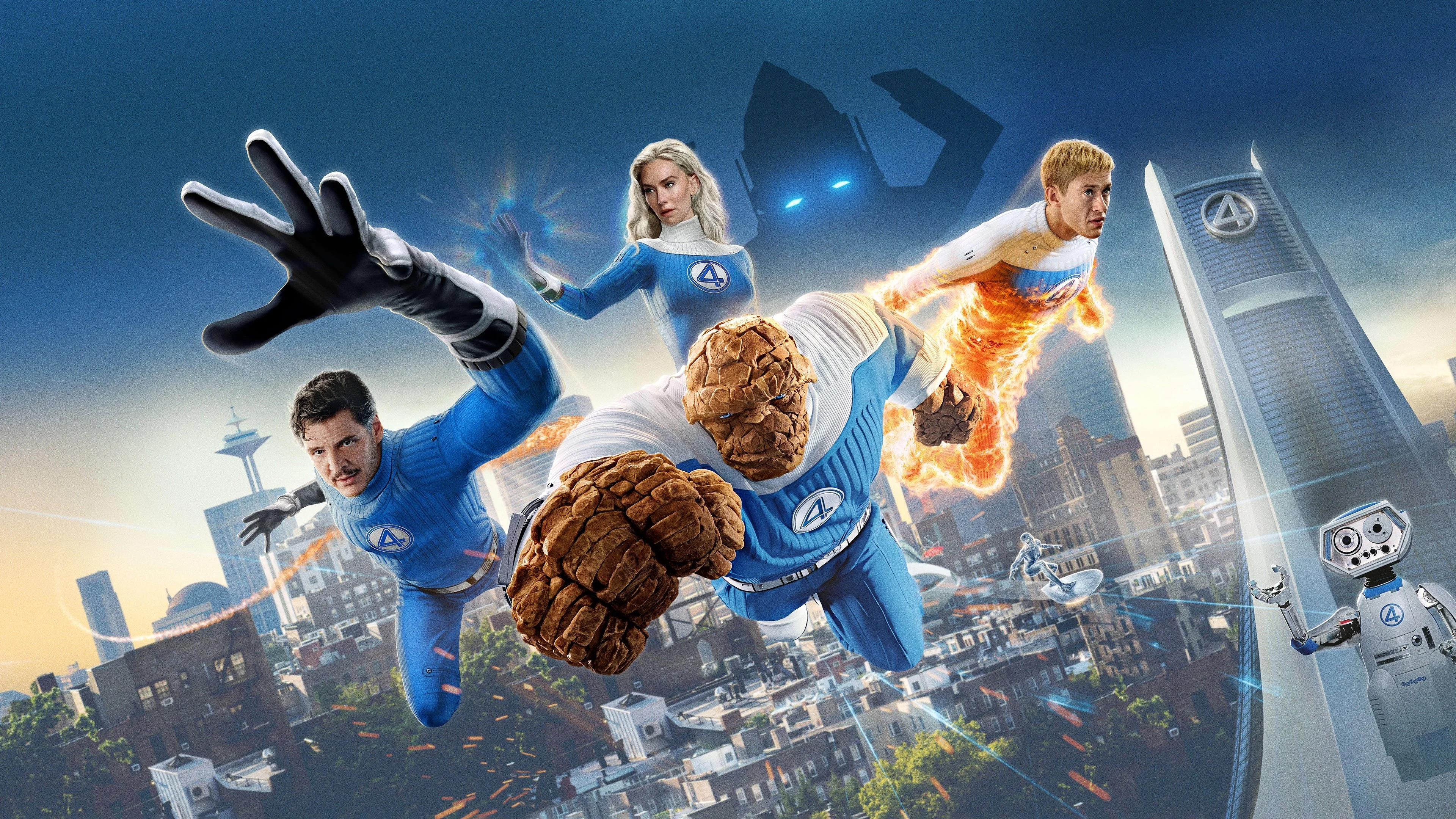Poster phim Bộ Tứ Siêu Đẳng: Bước Đi Đầu Tiên - The Fantastic 4: First Steps(2025)