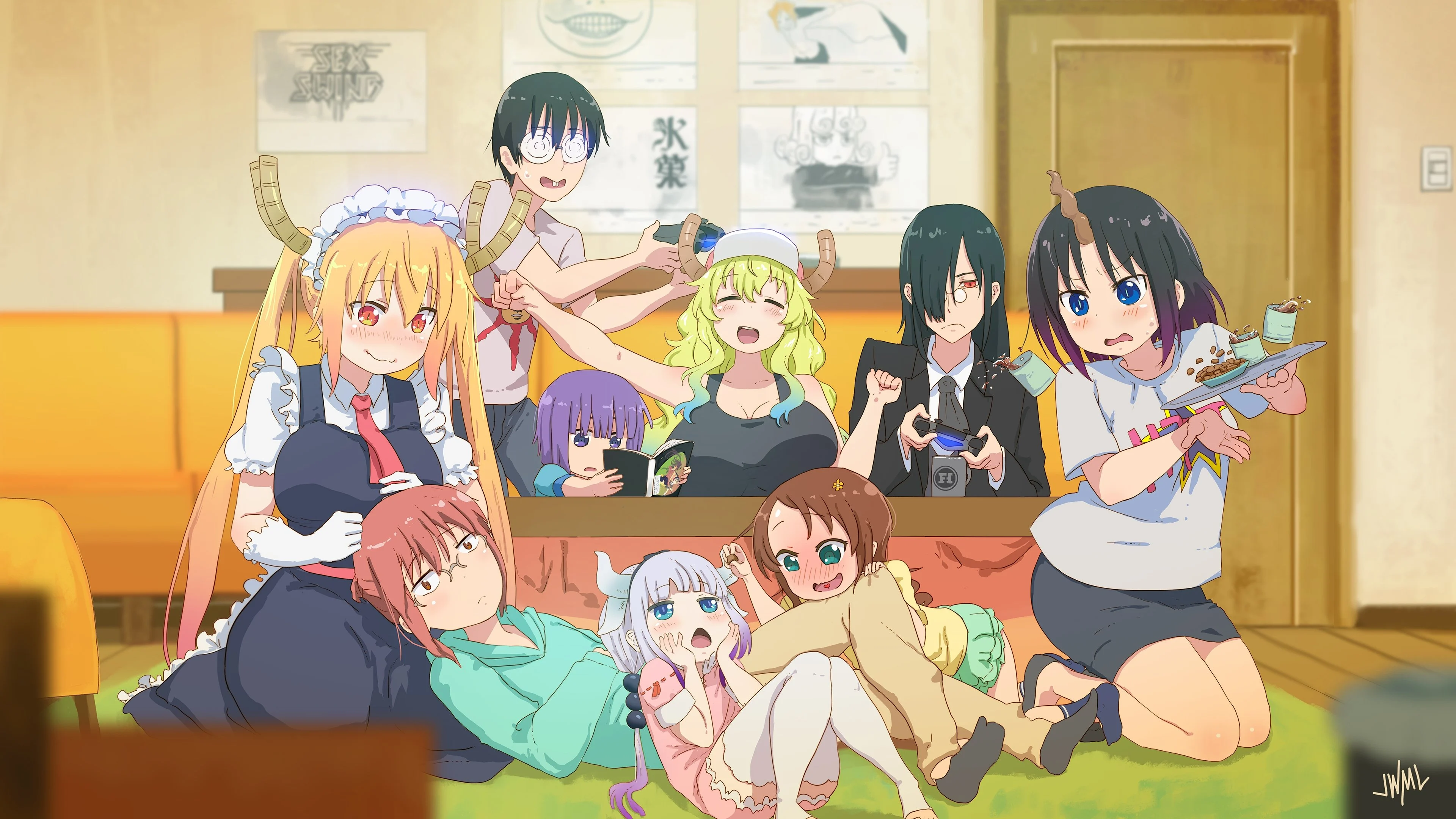 Poster phim Cô Rồng Hầu Gái Của Kobayashi (Phần 2) - Miss Kobayashi's Dragon Maid (Season 2)(2021)